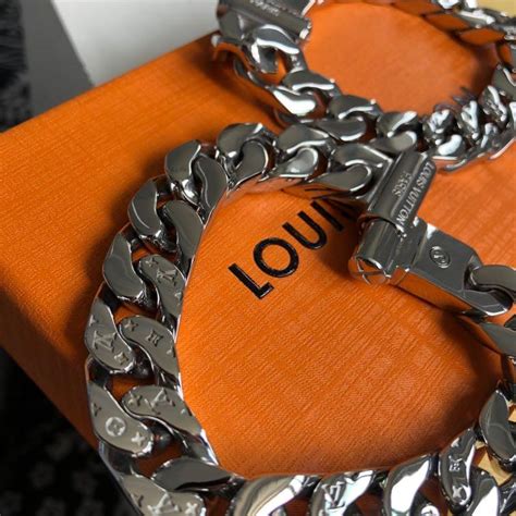 louis vuitton male bracelets|louis vuitton cuban link bracelet.